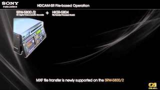 Sony HDCAMSR Filebased Operation NO audionarration [upl. by Merceer]