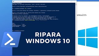 Come riparare limmagine e ripristinare la salute di Windows 10 [upl. by Ailsa802]