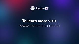 Introduction to Lexis AI for Australian Barristers [upl. by Atirehc]