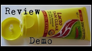 natures essence lacto tan clear  First Impression amp Demo  Nidhi Katiyar [upl. by Eissalc]