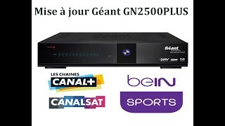 Nouvelle Mise à jour Géant GN 2500HD Plus 22112017 v187 [upl. by Sidoon61]