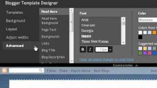 Blogger Tutorial Change Read More or Jump Link Font Color amp Background Color [upl. by Aihsikal]