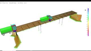 Carga dinámica de vehículos CSi Bridge 2024 [upl. by Teahan]