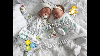 Comparing Silicone Doll to Vinyl Reborn Doll  Which one do I like better [upl. by Concordia]