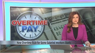 New overtime rule for some salaried workers starts [upl. by Galang]