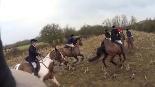 The Ledbury Hunt Manor Farm 10th February 2017 [upl. by Royd652]