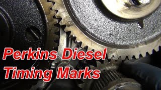 Perkins Diesel Engine Timing Marks in Full HD [upl. by Eaton]