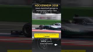 Hockenheim 2018  Hamilton spinge la Mercedes ai box [upl. by Gerg]