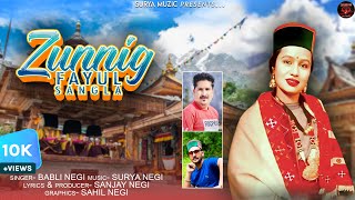 Kinnauri Song Zunning Fayul Sangla Babli NegiSurya Negi  Latest Kinnauri song 2024 [upl. by Nisotawulo705]