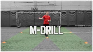 M Drill  Cone Drills to Improve Footwork Agility amp Make Sharp Cuts [upl. by Evvie]