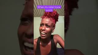 Snitches get stitches lmao funny comedy whatdidido [upl. by Sorodoeht]