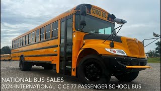 2024 International IC CE 77 Passenger  National Bus Sales [upl. by Kath]