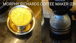 morphy richards coffee maker  drip coffee maker how to use morphyrichards coffeemaker dripcoffe [upl. by Pepita]