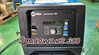 Miller Syncrowave 간단한 사용설명 [upl. by Ajnin]