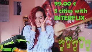 Interflix Review5 cities for 9900 €travel vlog [upl. by Nayllij]