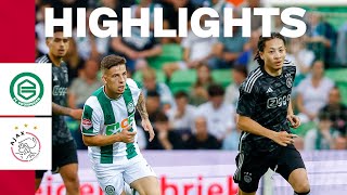 Highlights FC Groningen  Jong Ajax  Keuken Kampioen Divisie [upl. by Leuams]