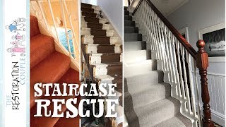 COMPLETE DIY STAIRCASE RESTORATION [upl. by Pish]