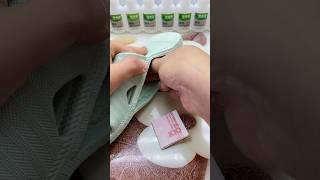 Glued the slippers with storage feviquick 🙀 shortvideo video [upl. by Ttayh]