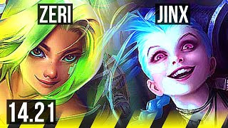 ZERI amp Poppy vs JINX amp Lulu ADC  Legendary 1138  KR Challenger  1421 [upl. by Nahsab182]