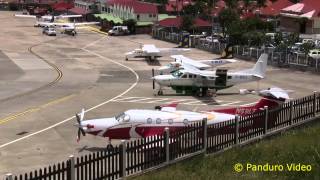 St Maarten Plane Spotting at St Barthelemy Gustaf III Airport Monday June 17 2013 [upl. by Warden]