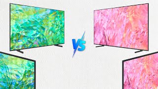 Samsung Q60C vs CU8000  QLED or Crystal [upl. by Armillas643]