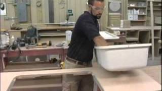 How to install Acrylic Sink in Laminate  Bondo Method  Karran Sink  Karran USA [upl. by Kristin456]