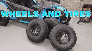 2018 CAN AM MAVERICK X3 XRC WHEELS AND TIRES [upl. by Aime]