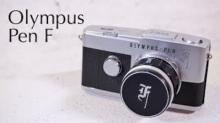 Olympus Pen F Review 35mm halfframe camera [upl. by Akeyla]