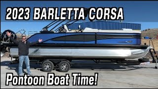 Pontoon Boat Tour 2023 Barletta Corsa on Everyman Driver [upl. by Arymat]