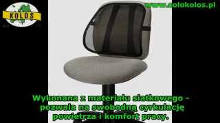 Wygodna podpórka ergonomiczna na krzesło Fellowes 8036501 [upl. by Euhsoj]