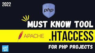 htaccess tutorial for beginners php  Most used things in htaccess  2022 [upl. by Ribble514]