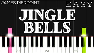 Jingle Bells  EASY Piano Tutorial [upl. by Naesed534]