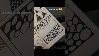 Draw this when you are bored shorts doodlewithumrah doodle tutorial [upl. by Atiuqal]