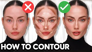 HOW TO CONTOUR YOUR FACE LIKE A PRO indepth  beginner friendly [upl. by Theodoric]