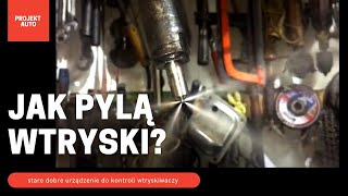 Jak pylą wtryski stare urządzenie do ustawiania i kontroli wtryskiwaczy diesla [upl. by Ellan354]