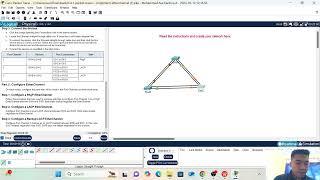 6 4 1 Packet Tracer Implement Etherchannel [upl. by Ardnassak923]