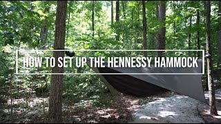 Hennessy Hammock Setup [upl. by Sontag328]