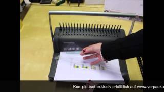 Pavo Smartmaster PLUS Bindemaschine Binden [upl. by Felisha]