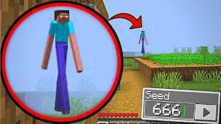 MINECRAFT MOST SCARY  SEEDS  😰  MINECRAFT HORROR SEED 666  MINECRAFT HORROR [upl. by Lanna]