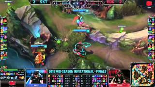 SKT vs EDG MSI 2015 Chung Ket Tran 5 [upl. by Lamoree845]