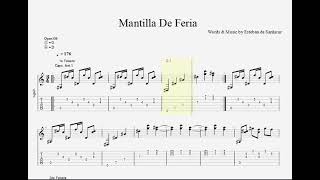 Sanlucar E Mantilla De Feria GUITAR PROTAB FREE DOWNLOAD TOTURIAL [upl. by Natsyrt642]