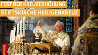 Festgottesdienst zum Fest Kreuzerhöhung aus der Stiftskirche im Stift Heiligenkreuz  15092024 [upl. by Graham]