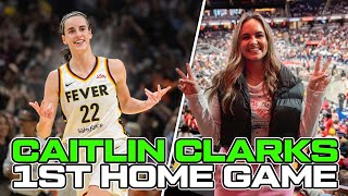 Cailtlin Clark’s FIRST WNBA Home Game [upl. by Nwahsar]