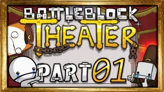 01  Episches Intro ಠಠ  BattleBlock Theater TogetherCoop [upl. by Accire100]