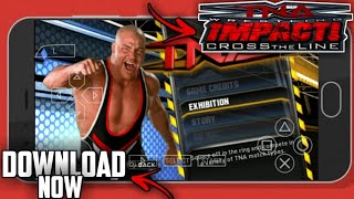 30MB🔥TNA IMPACT Cross The Line Download For Android in PPSSPP  Hindiurdu  Android Game [upl. by Ailahtan]