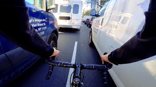 BACK TO THE COMMUTE  POV CINELLI VIGORELLI ROAD NYC [upl. by Farro488]