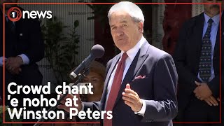 Winston Peters delivers fiery speech at Waitangi  1News [upl. by Akit805]