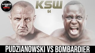 Mariusz Pudzianowski vs Bombardier Serigne Ousmane Dia na KSW 64 w Łodzi [upl. by Gershom]