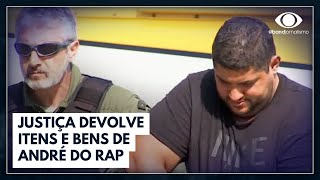 André do Rap Justiça devolve bens ao traficante  Jornal da Band [upl. by Odette542]