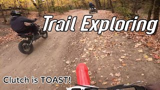 Pit Bike Trail Exploring Adventure  Fox Valley Offroad [upl. by Nyladnor]